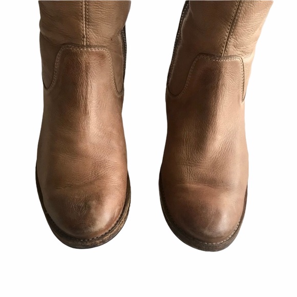 Frye Shirley Over the Knee Ash/Tan Leather Boot - Picture 12 of 16